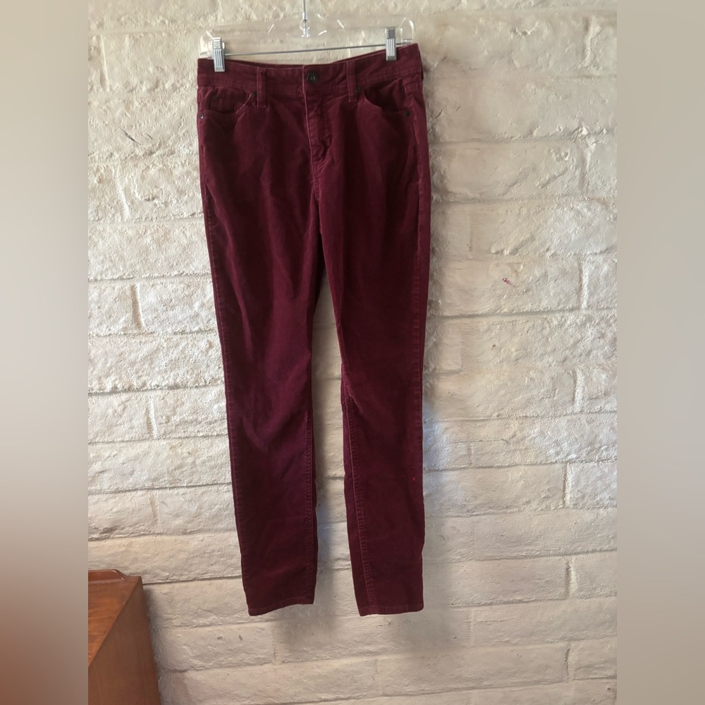 EV1 Crushed Velvet Skinny Jeans-Size 6